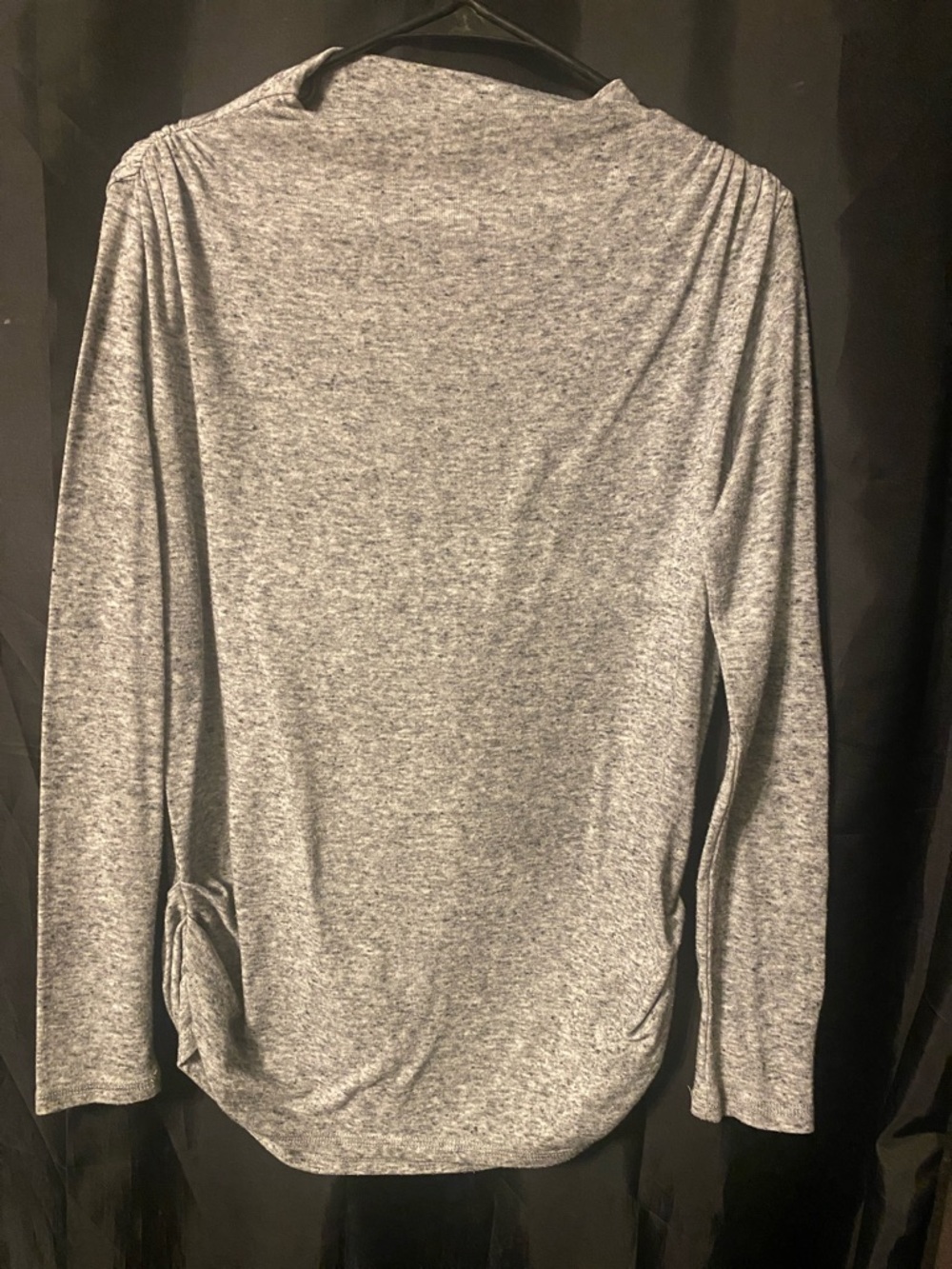 Feel The Piece Heather Gray Long Sleeve Tee